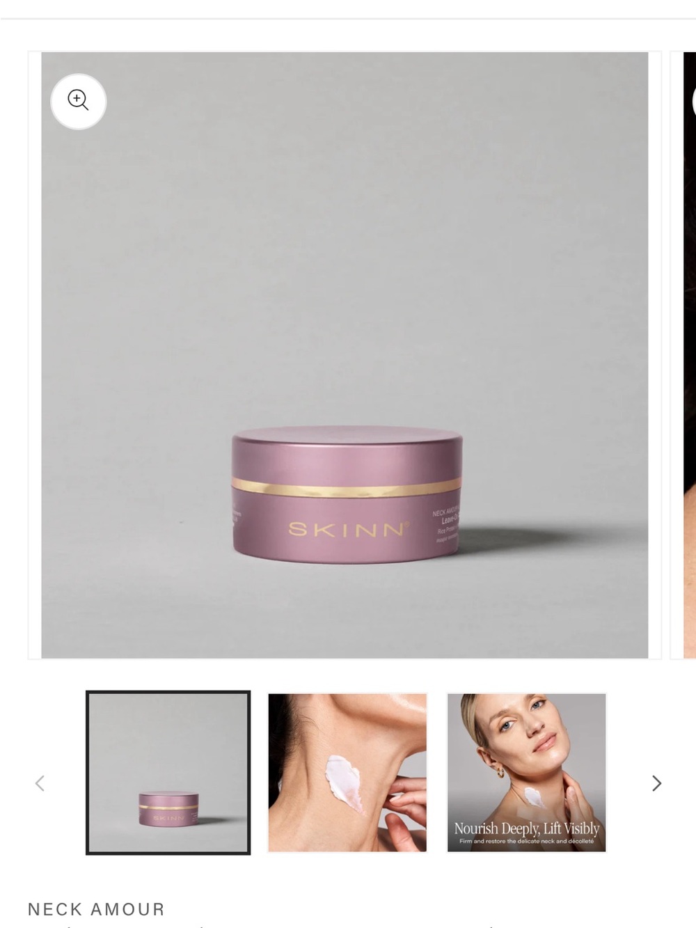 SKINN Neck Amour Nourishing Neck cream!